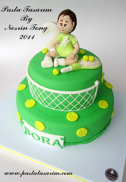   BORA 2ND BIRTHDAY CAKE - TENNIS