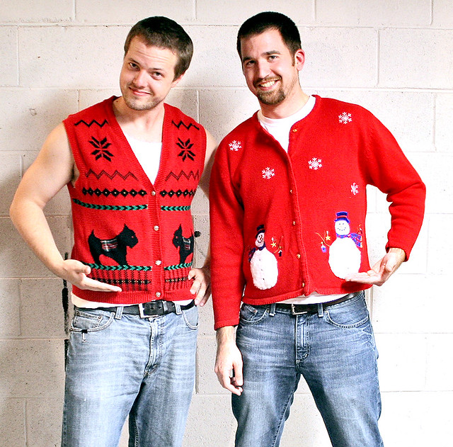 these dudes look naffer than the christmas jumpers!