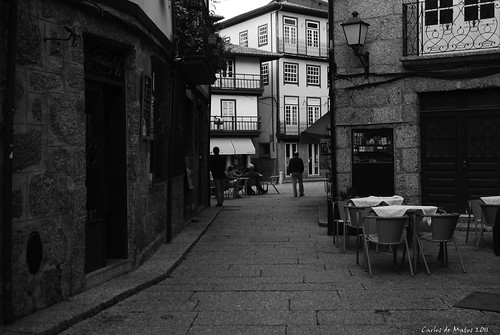 Guimarães - another old street by Carlos de Matos