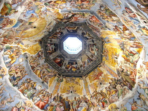 Frescos del "Juicio Final" de Vasari