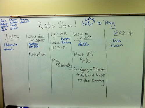 Radio Show Plan