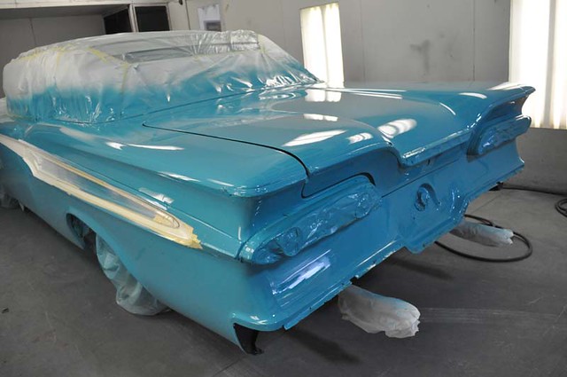 1959 Ford Edsel Corsair paint restoration The already beautiful restoration
