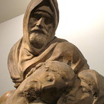 Detalle de la "Pietá" de Miguel Ángel