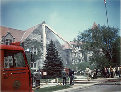 Indiana University Library Fire May 1, 1969