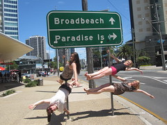 Street Poling at Surfers Paradise