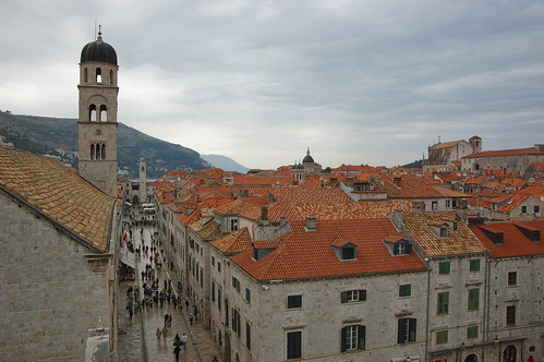 Stradun viewed from the City Wall