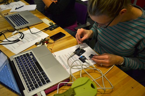 Working on XBees | High-Low Tech | MIT Media Lab
