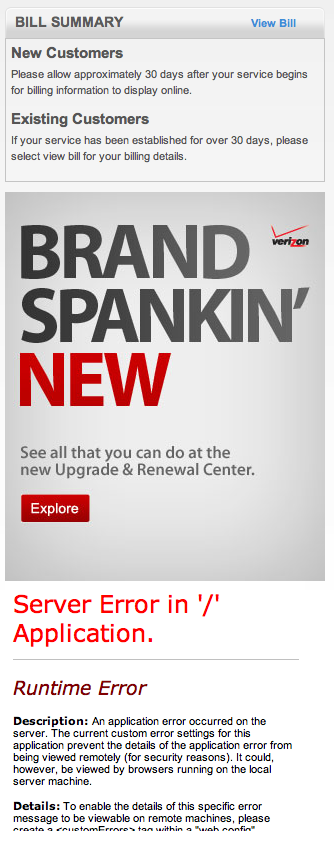 Brand Spankin' Fail