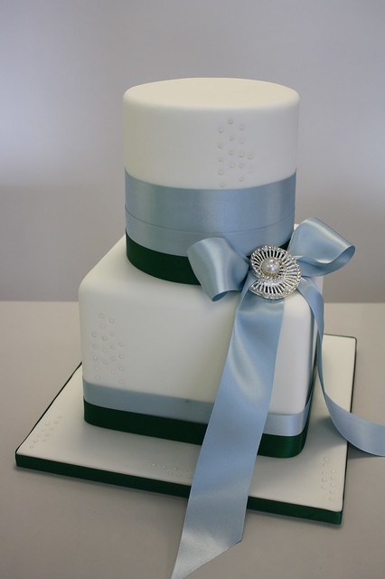 CAKE New wedding cake design New for shop display white base with ice 