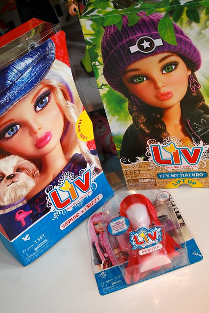 I got some of the cute My Little Ponys and some Liv Dolls and a Liv wig