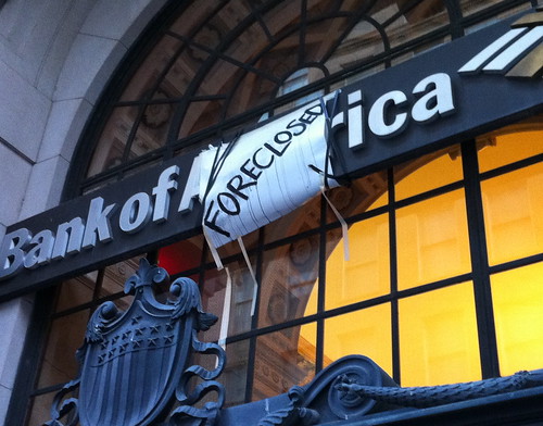 Occupy Atlanta Bank of America Foreclosed