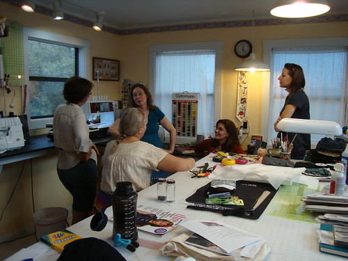 inside Juliette's sewing studio