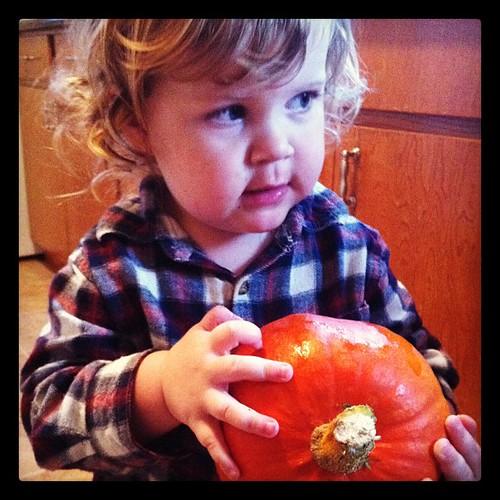 Pumpkin with a pumpkin