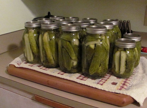 Fourteen jars of pickles, right there baby!