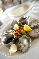 Oysters on the Hald Shell, The Spinnaker, Sausalito
