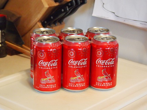 2011 World Series Champion St. Louis Cardinals Commemorative Coke Cans_PB050611 by Wampa-One