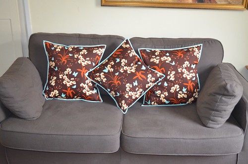 Joel Dewberry Ginseng cushions