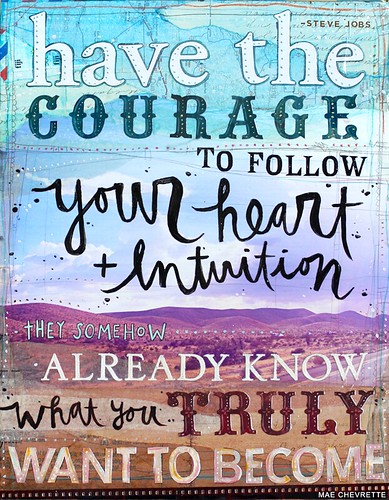 heart + intuition print