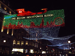2011 Christmas lights, Regent Street, London