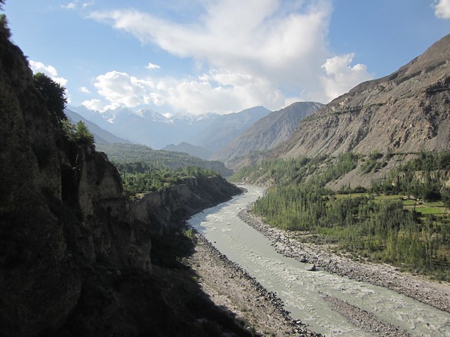 Hunza river valley.