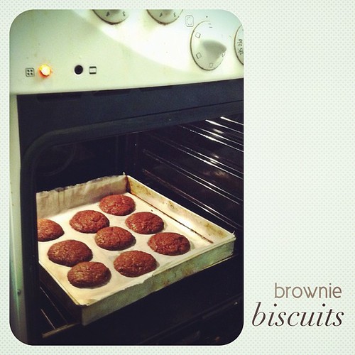 Now #baking : brownie biscuits