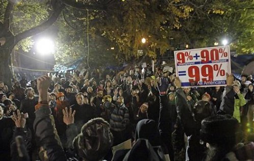Occupy Portland movement mobilizes in face of threats by the city administration to evict them from a park that is the center of the anti-capitalist struggle in the city. Threats against the movement have escalated over the last few weeks. by Pan-African News Wire File Photos