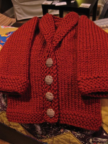 Rubber Baby Buggy Jumper (OK...Cardigan!) FO2