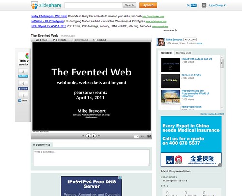 slideshare with ad
