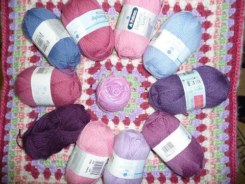 Coxabey (RAV) Your 'donated yarn and Squares' have arrived today! Thank you!