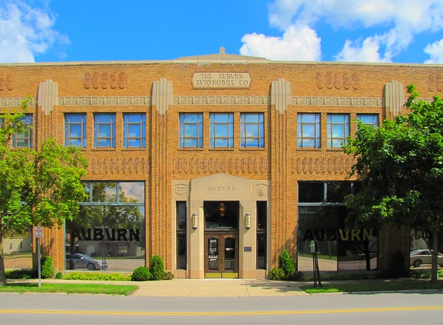 This building in Auburn Indiana was built in 1930 as Auburn Automobile 