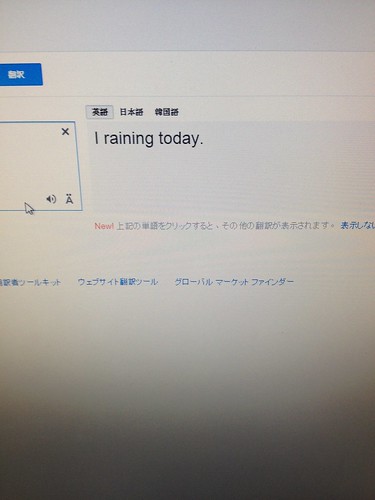 Google translate fail result