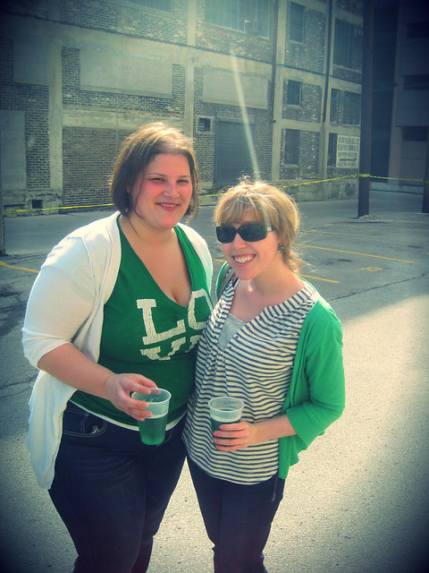 lindsey and diana st pattys 2012