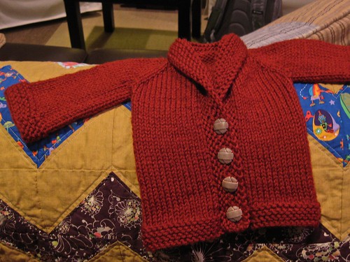 Rubber Baby Buggy Jumper (OK...Cardigan!) FO1