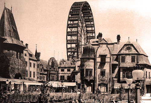 German Village and Ferris Wheel, Midway Plaisance