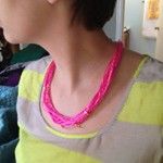 Neon Twine Necklace