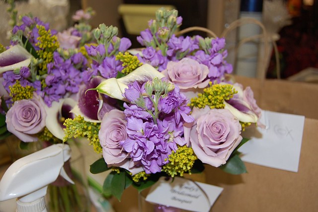 Elegant Purple Wedding Bouquet