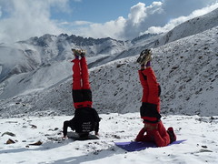  Yoga at Stok Kangri, Ladakh, 6153 m