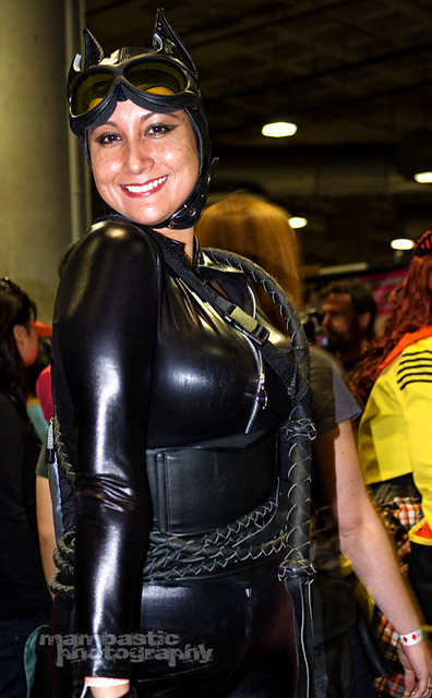 2011 Comikaze Expo Catwoman cosplay From DC Comics Batman and Catwoman
