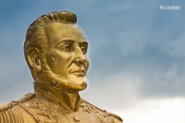 Busto del General Francisco Morazán en Cedros