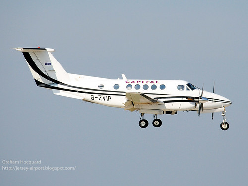 G-ZVIP Beech 200 King Air by Jersey Airport Photography
