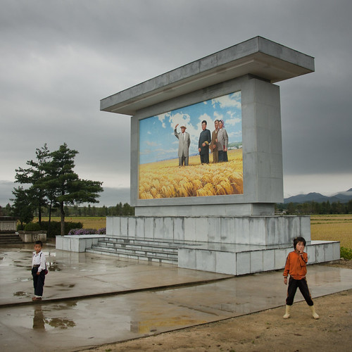 Hamhung farm entrance - North Korea
