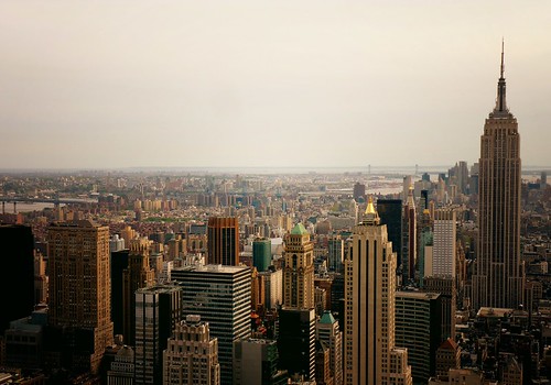 Infinite View - The New York City Skyline and the Empire State Building by Vivienne Gucwa