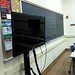 1 of 3 LCD Screens in Henry Admin Bldg Rhetoric Flexible Learning Classroom