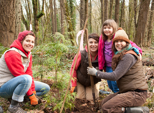 Plantings are great for kids and families!
