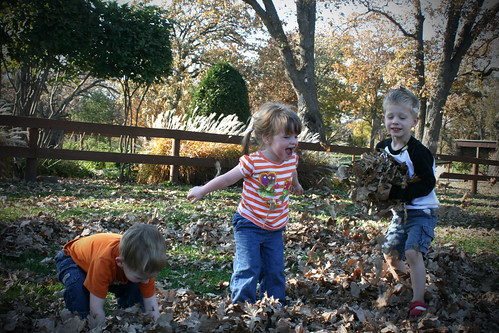 Pumpkin Patch_Playing Leaves