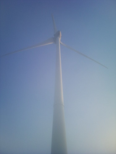 Windmill in the mist by XPeria2Day