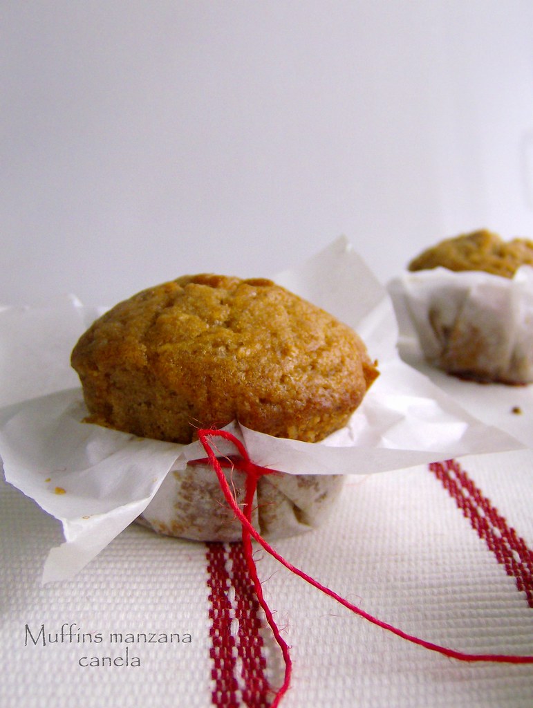 Muffins manzana~canela