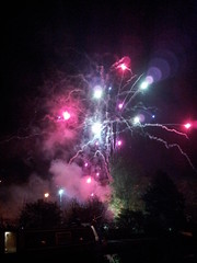 Hebden fireworks 2011.