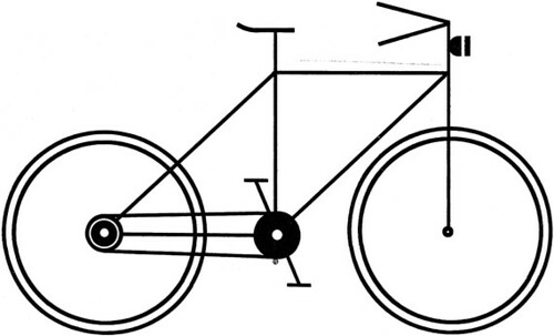 RB bicycle print