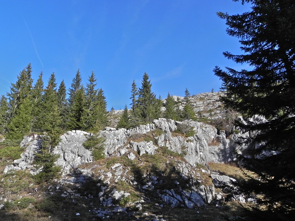 Rochers de Lechaux  - Lac de Lessy